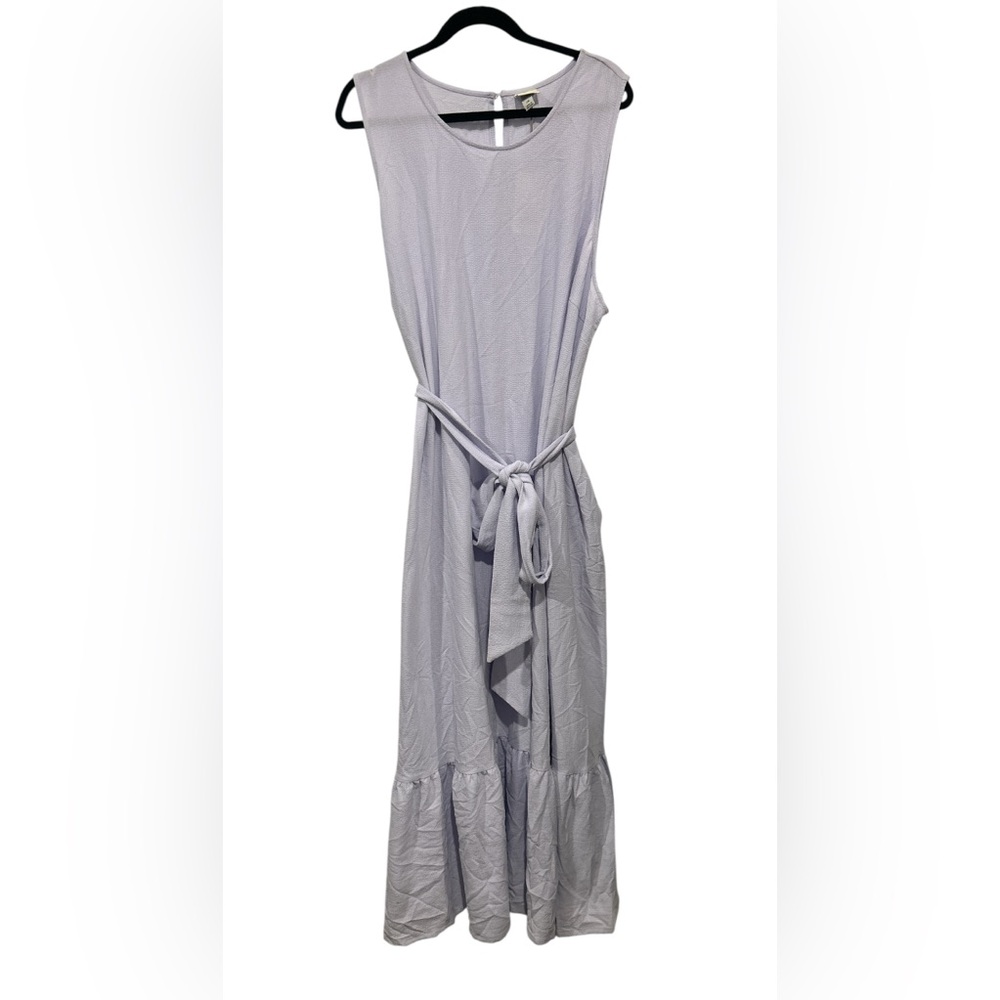 a new day Light Purple Sleevless tank dress. Flowy. Maxi. Size 2X. NWT